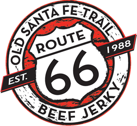 Old Santa Fe Trail Beef Jerky logo